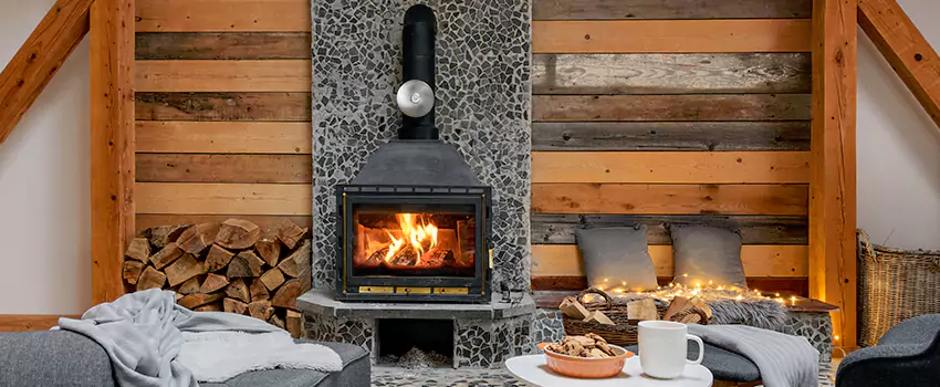 Thelin Hearth Products Direct Vent Gas Stove Fireplace Inspection in Pineville, Louisiana